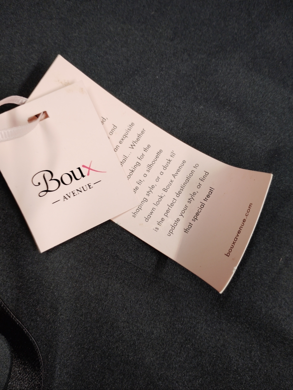 Boux Avenue 32ff Black Lace Plunge Bra with Center Accent - Picture 3 of 7